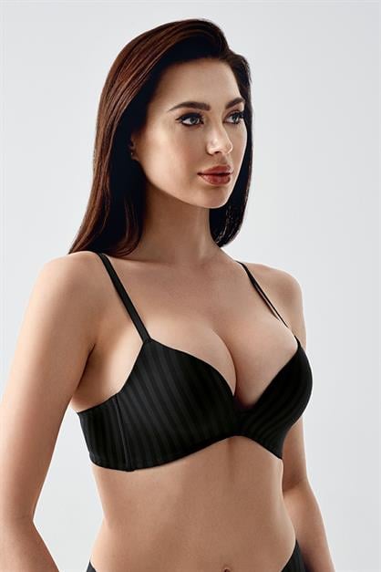 Balensiz Push-Up Sütyen C11796 Siyah