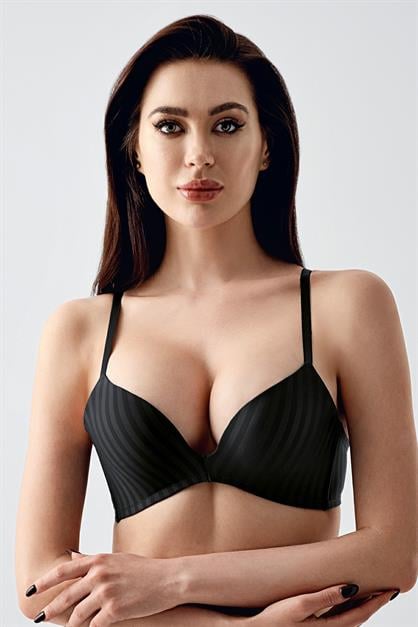 Balensiz Push-Up Sütyen C11796 Siyah