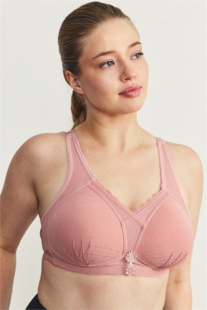 Balensiz Toparlayıcı Sütyen CC868 Gül Kurusu