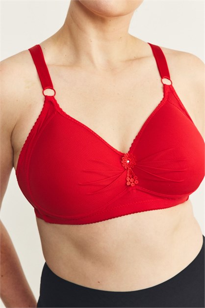 Balensiz Toparlayıcı Sütyen CC894 Kırmızı