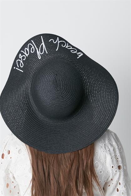 Beach Please Straw Beach Hat