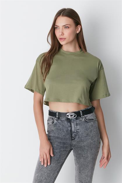 Round Neck 2-Pack Crop T-Shirt 959