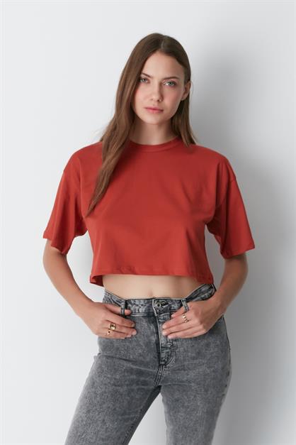 Round Neck 2-Pack Crop T-Shirt 959