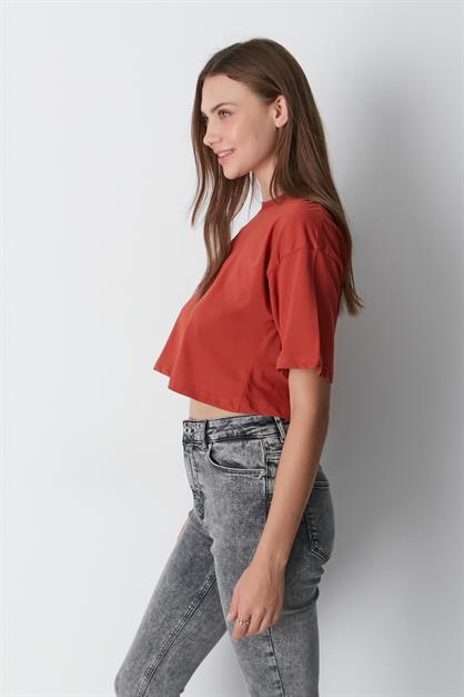 Round Neck 2-Pack Crop T-Shirt 959