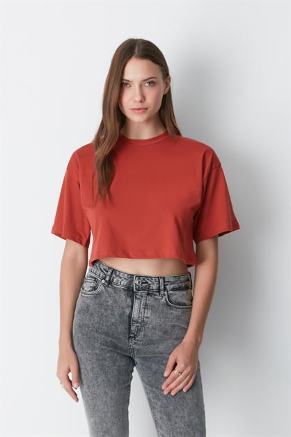 Round Neck 2-Pack Crop T-Shirt 959