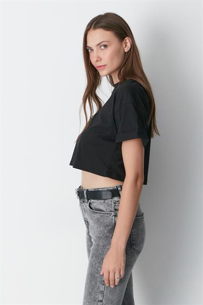 Round Neck 2-Pack Crop T-Shirt 959
