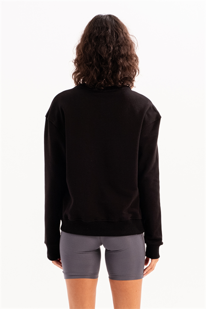 Crew Neck Fit Womens Sweatshirt Tracksuit Top Aura