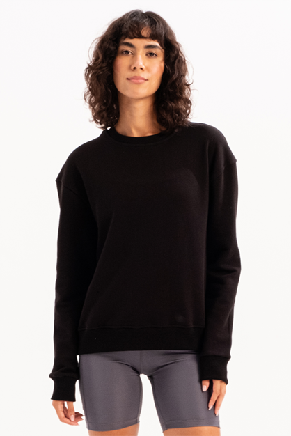 Crew Neck Fit Womens Sweatshirt Tracksuit Top Aura