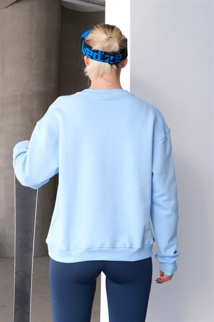 Crew Neck Fit Womens Sweatshirt Tracksuit Top Aura