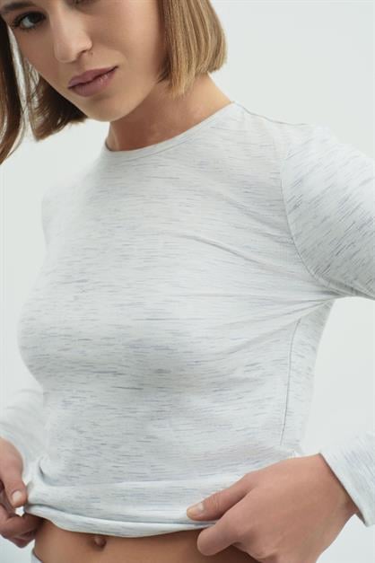 Crew Neck Soft Long Sleeve T-Shirt