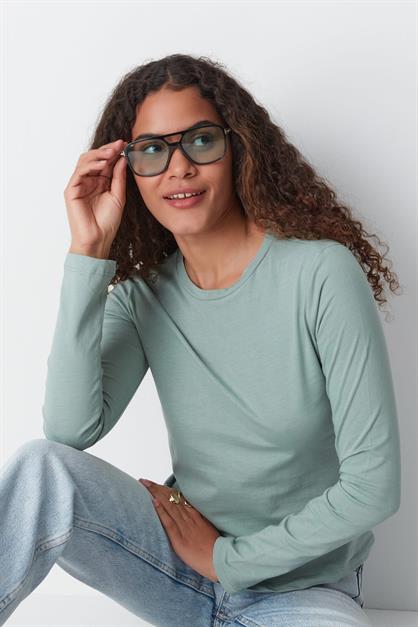 Crew Neck Long Sleeve 2-Pack Basic T-Shirt 955