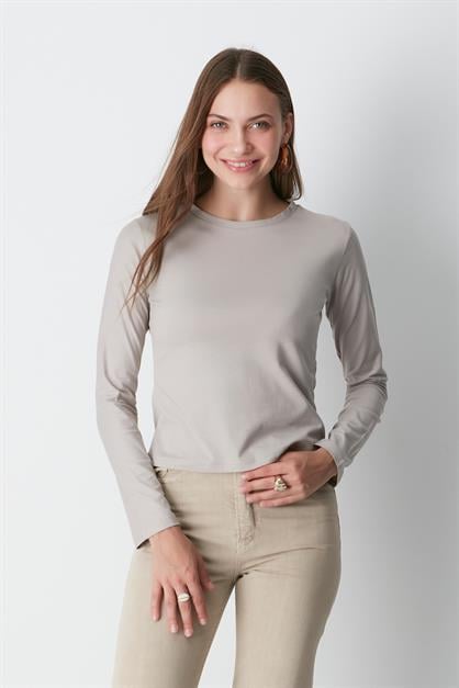 Crew Neck Long Sleeve 2-Pack Basic T-Shirt 955