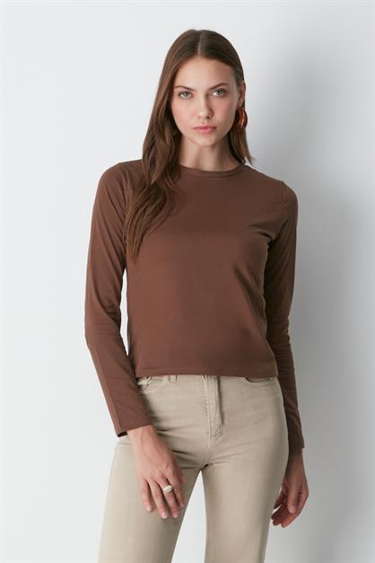 Crew Neck Long Sleeve 2-Pack Basic T-Shirt 955