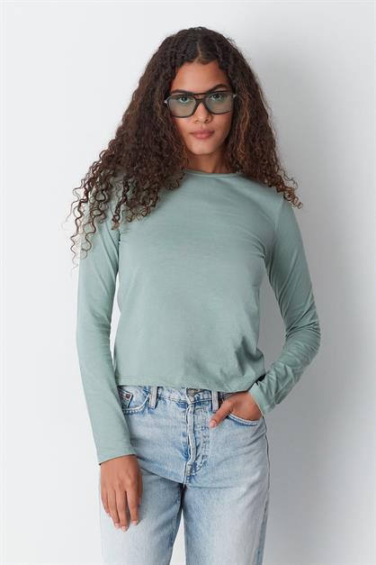 Crew Neck Long Sleeve 2-Pack Basic T-Shirt 955