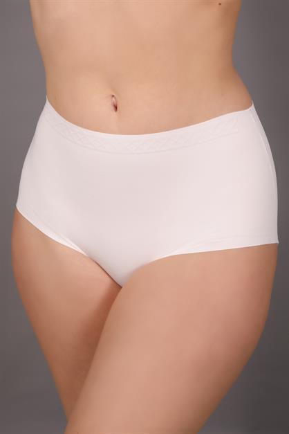 Plus Size Non-Slip High-Waisted Laser Cut Panties C19201