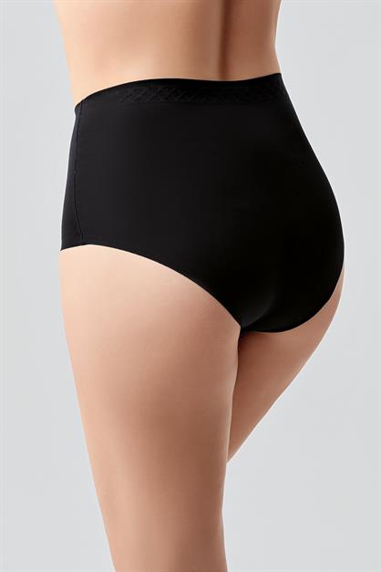 Plus Size Non-Slip High-Waisted Laser Cut Panties C19201