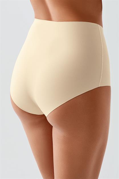 Plus Size Non-Slip High-Waisted Laser Cut Panties C19201