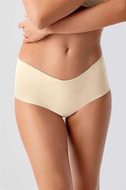 Plus Size Non-Slip High-Waisted Laser Cut Panties C19202