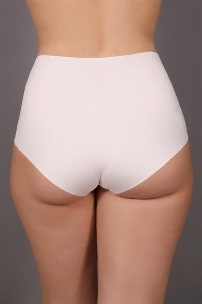 Plus Size Non-Slip High-Waisted Laser Cut Panties C19201