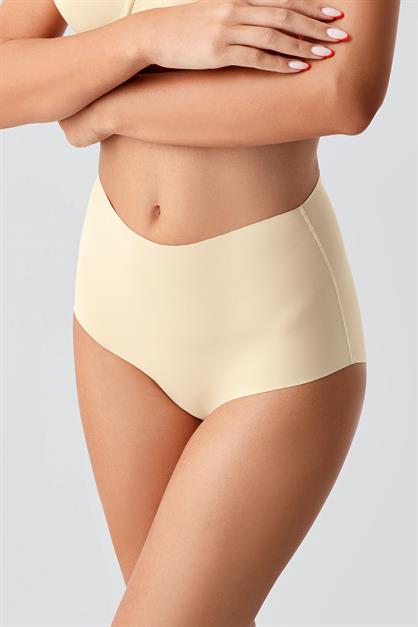 Plus Size Non-Slip High-Waisted Laser Cut Panties C19201