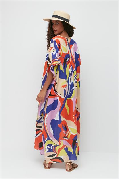 Plus Size Pareo Beach Dress 22330