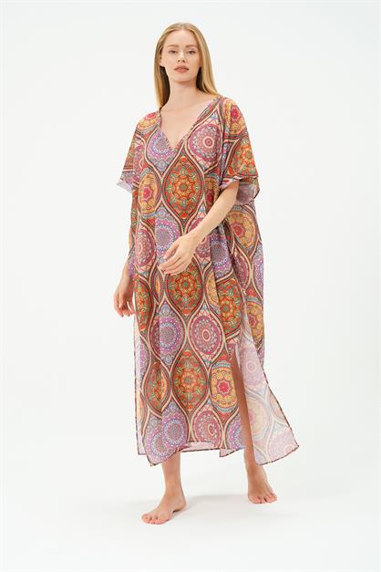 Plus Size Pareo Beach Dress 22330 