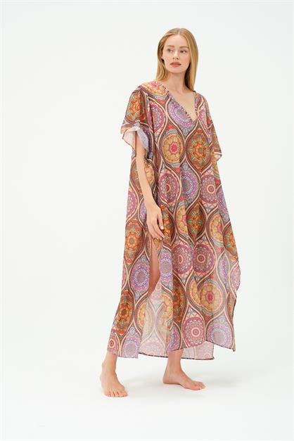 Plus Size Pareo Beach Dress 22330 