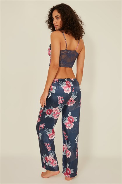 C&City Women Satin Triple Pyjama Set 045