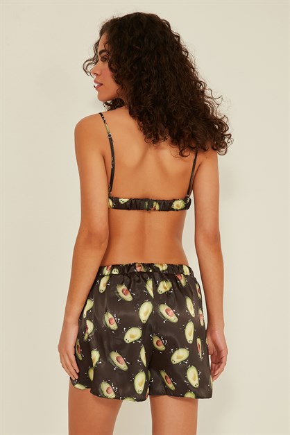 C&City 075 Women Satin Short Pyjama Set