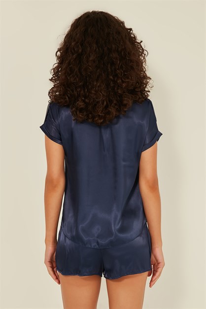 C&City 080 Women Satin Pyjama Set