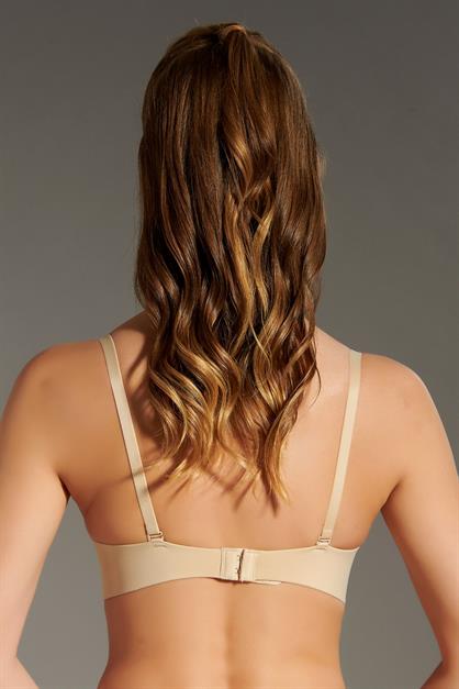 C&City Balensiz Lazer Dikişsiz Kaplı Sütyen C26145 Ten