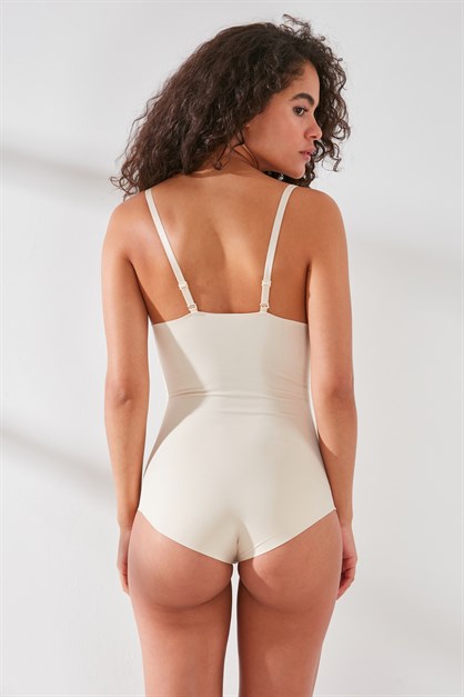 C&City Laser Open Chest Body Corset C12723