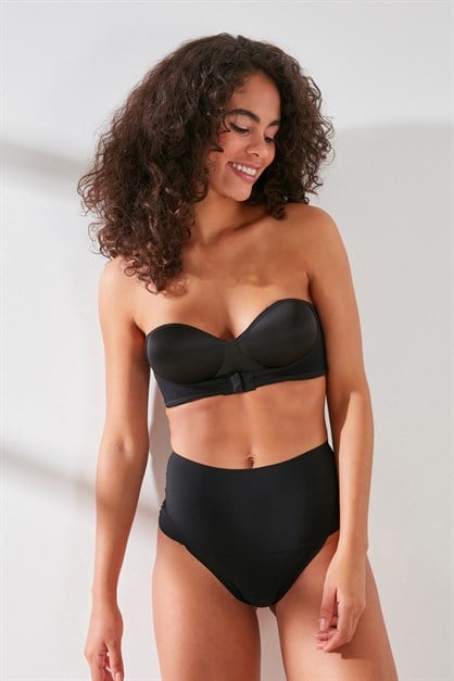 C&City Laser High Waist T-Thong String Corset C12806