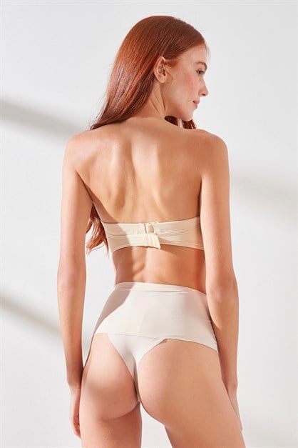 C&City Laser High Waist T-Thong String Corset C12806