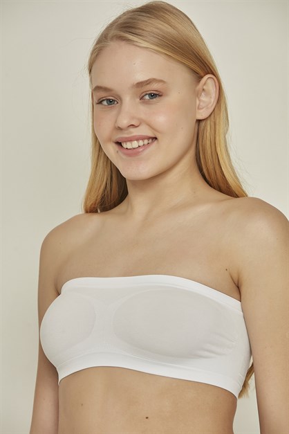 C&City Women Seamless Strapless Bustier 4002