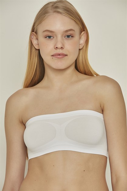 C&City Women Seamless Strapless Bustier 4002