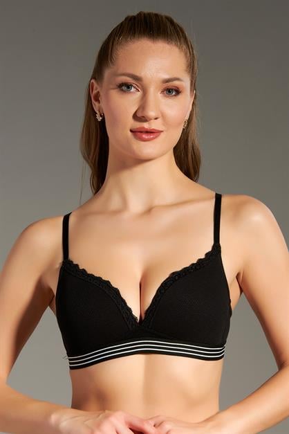 Lace Detail Unpadded Kids Bra C18132