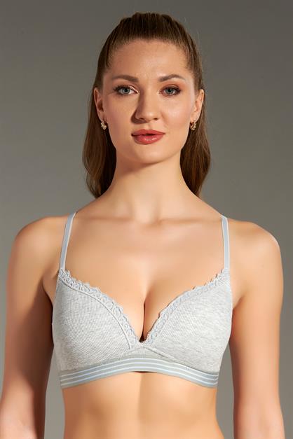 Lace Detail Unpadded Kids Bra C18132