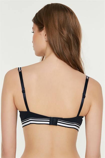 Desteksiz Penye Sütyen C15116 Lacivert