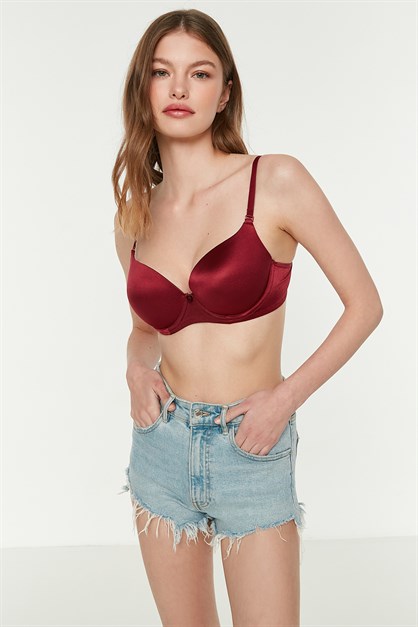 Dolgusuz Sütyen C17010 Bordo