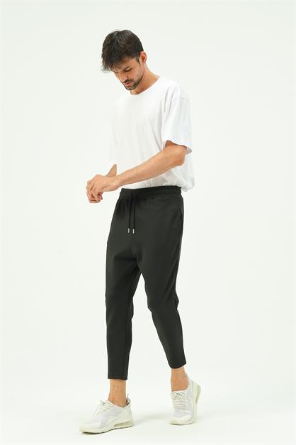 C&City Men Loose Cut Straight Leg Sweatpants with Back Pocket 856