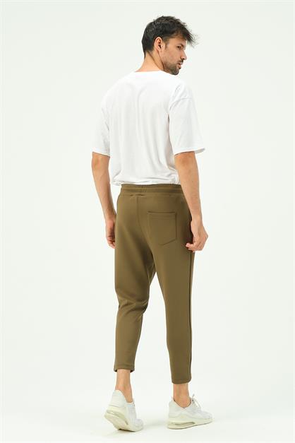 C&City Men Loose Cut Straight Leg Sweatpants with Back Pocket 856