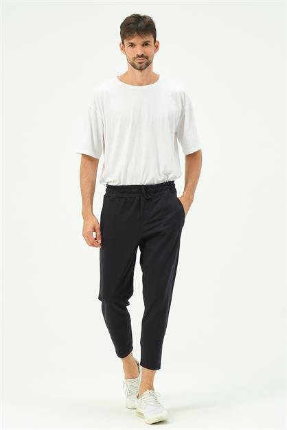 C&City Men Straight Leg Sweatpants with Back Pocket 783