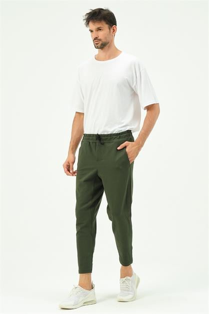 C&City Men Straight Leg Sweatpants with Back Pocket 783