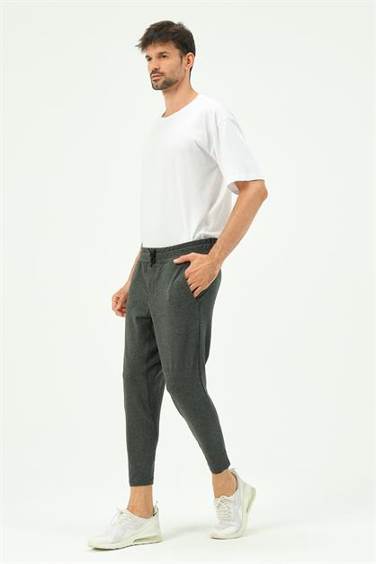 C&City Men Straight Leg Sweatpants with Back Pocket 783