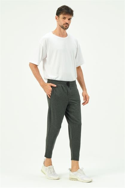 C&City Men Straight Leg Sweatpants with Back Pocket 783