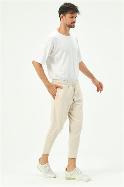C&City Men Straight Leg Sweatpants with Back Pocket 783