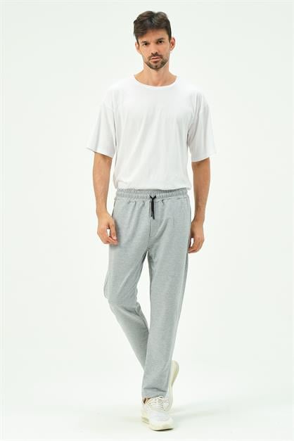 C&City Men Straight-Leg Sweatpants with Side Pockets 780 