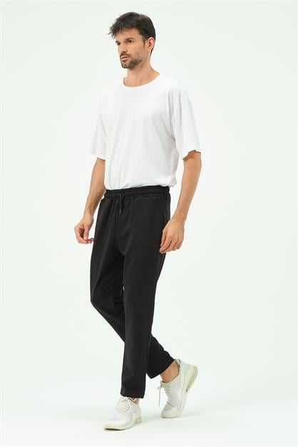 C&City Men Straight-Leg Sweatpants with Side Pockets 780 