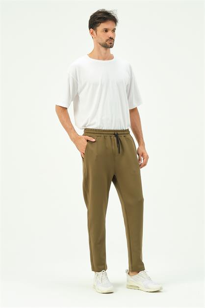 C&City Men Straight Leg Sweatpants with Side Pockets 852